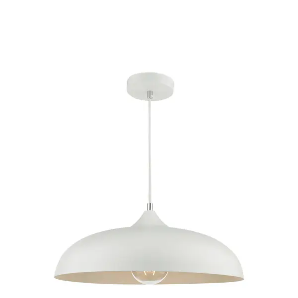 Picture of Kaelan 1 Light Single Pendant White