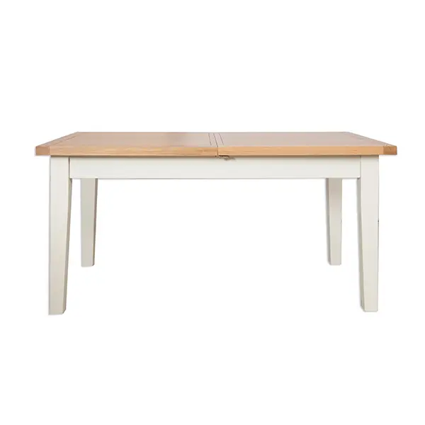 Secondary Picture of Ivory Extending Dining Room Table 1.2m