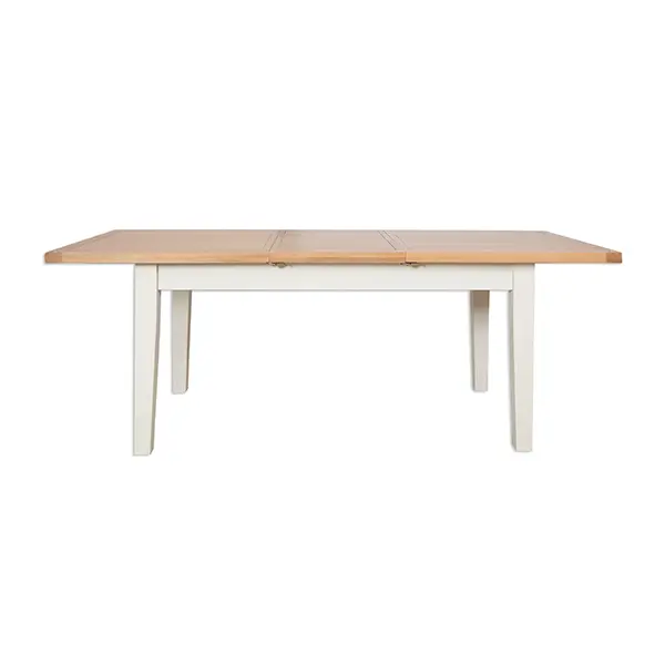 Picture of Ivory Extending Dining Room Table 1.6m
