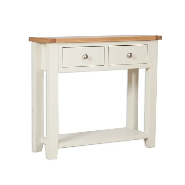 Picture of Ivory Two Drawer Console Table