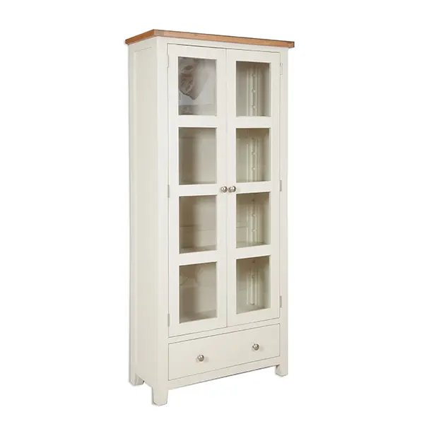 Picture of Ivory Glazed Display Cabinet
