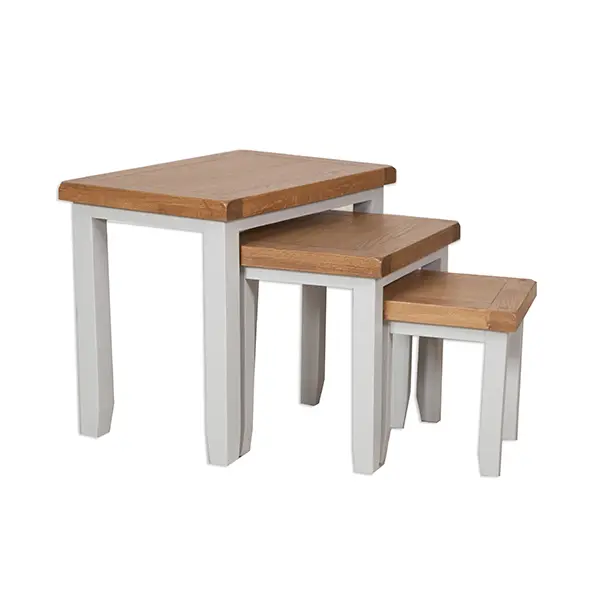 Third Picture of Ivory Nest of Tables